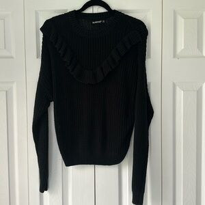 Blank NYC knit sweater in black sizer M